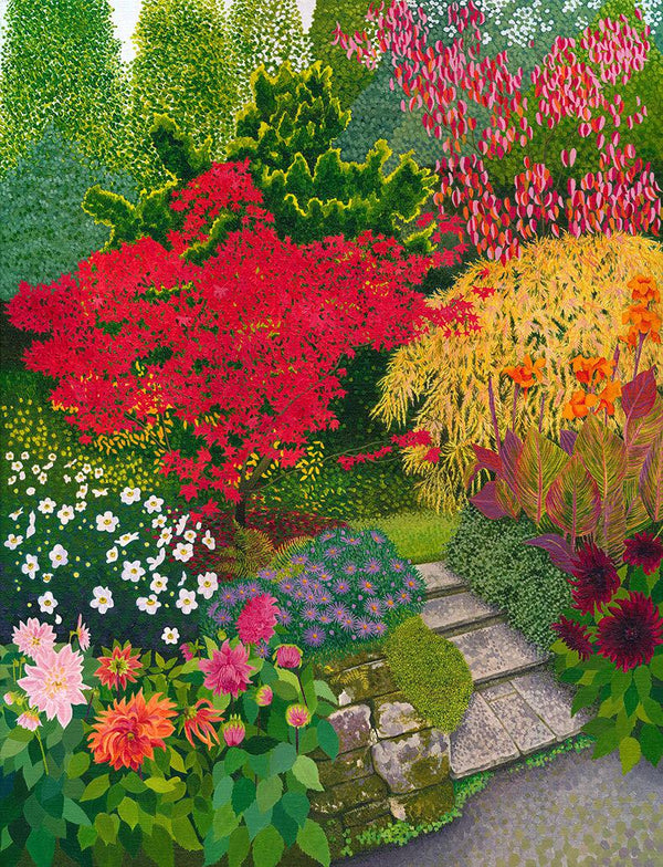 Autumn Garden Limited Edition Print-Susan Entwistle