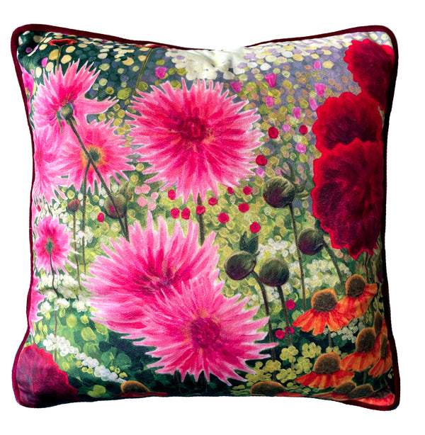 Late Summer Garden Cushion NEW-Susan Entwistle