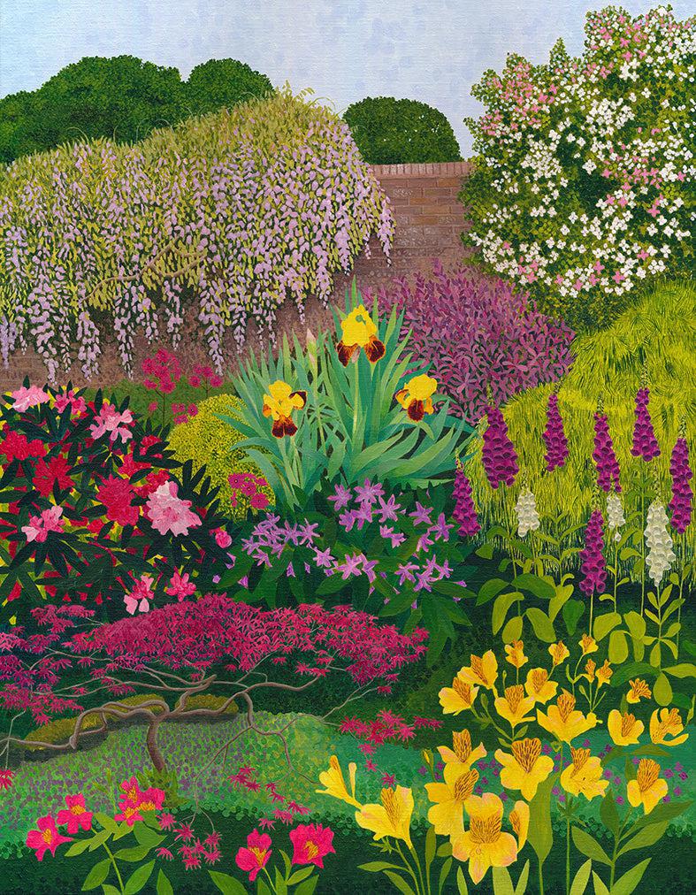 Summer Walled Garden Limited Edition Print-Susan Entwistle