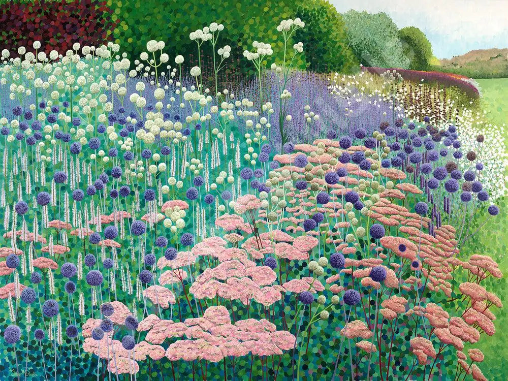 Wisley Border Limited Edition Print-Susan Entwistle