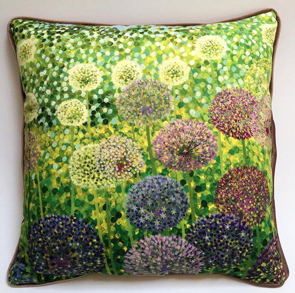 Allium Globemaster Cushion-Susan Entwistle