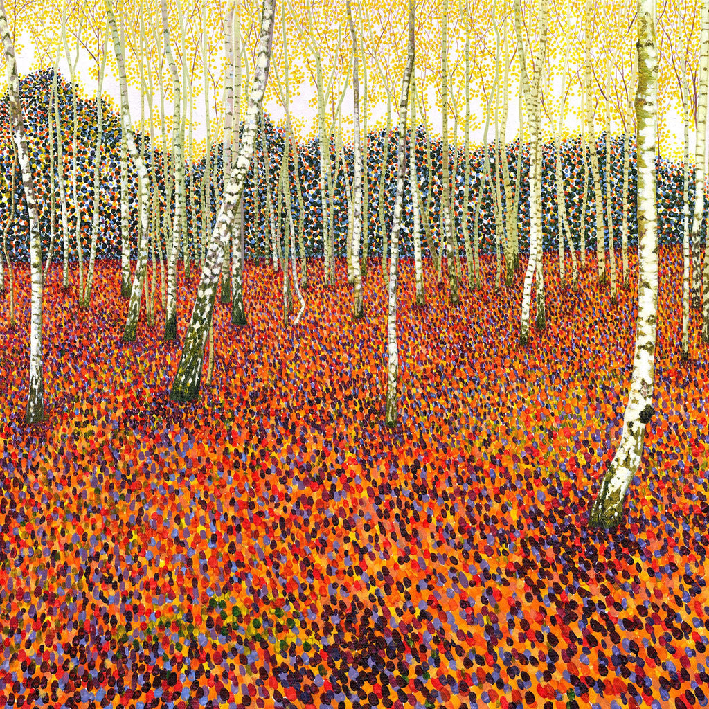 Autumn Birch Card-Susan Entwistle