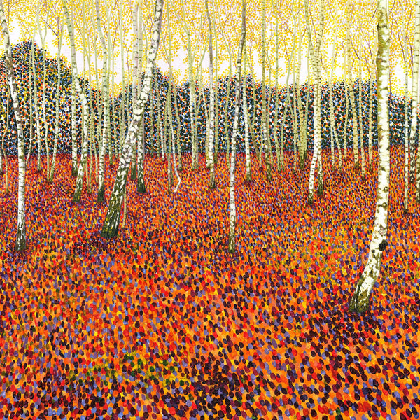 Autumn Birch Card-Susan Entwistle