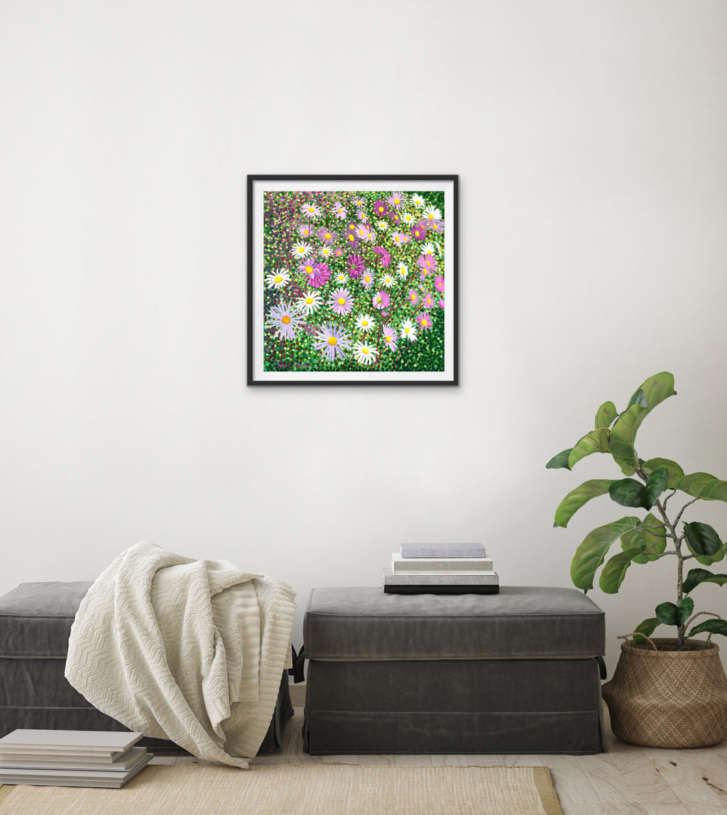 Asters Signed Edition Print-Susan Entwistle