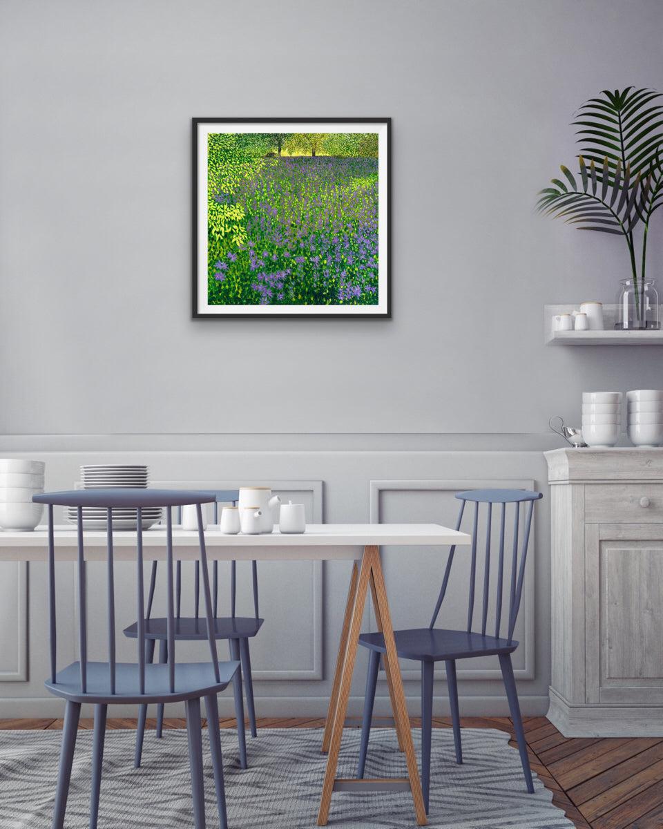 Camassia Meadow Signed Edition Print-Susan Entwistle