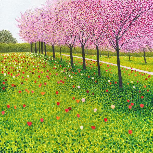 Blossom & Tulips Limited Edition Print-Susan Entwistle