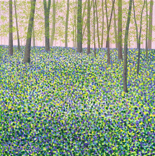 Bluebells & Celandine Card-Susan Entwistle