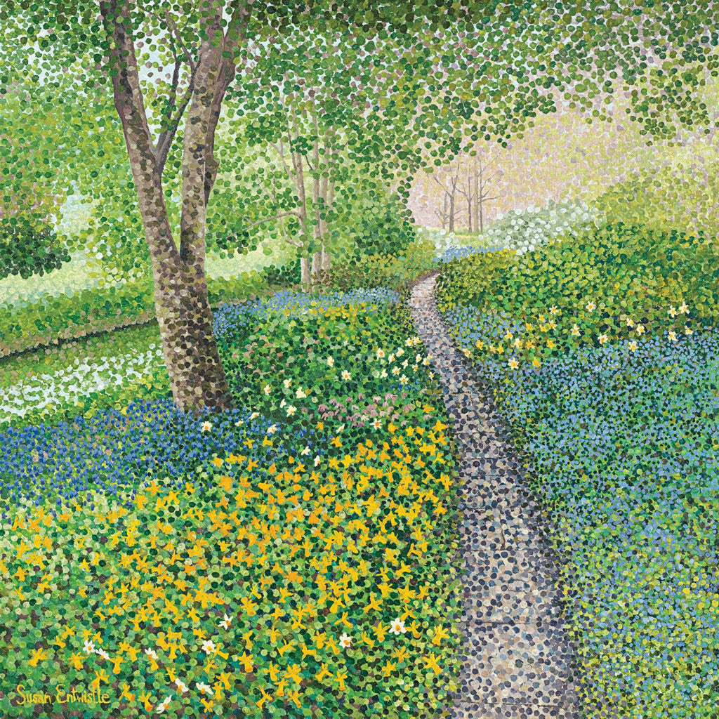 Daffodil Walk Limited Edition Print-Susan Entwistle