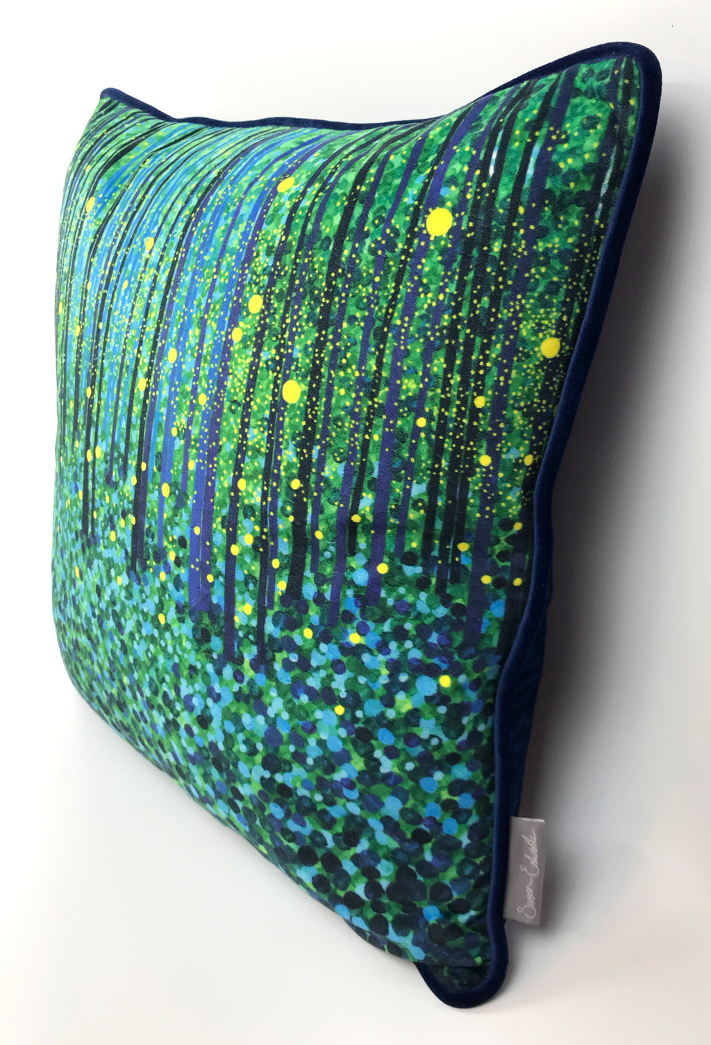 Forest Fireflies Cushion-Susan Entwistle