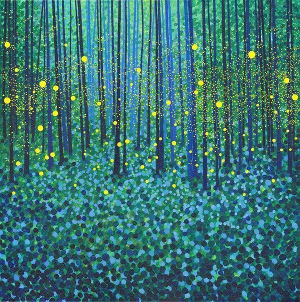 Forest Fireflies SOLD-Susan Entwistle