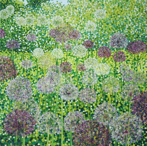 Alliums Harlow Carr Card-Susan Entwistle