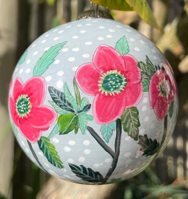 Hellebore bauble-Susan Entwistle