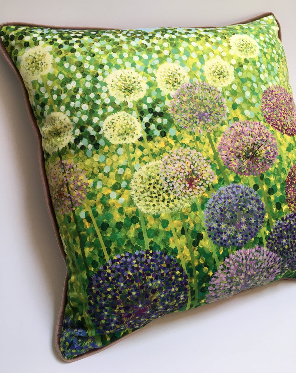 Allium Globemaster Cushion-Susan Entwistle