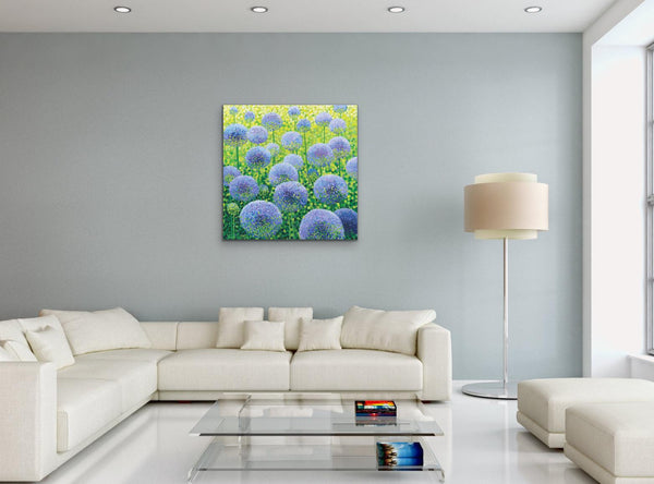 Azure Alliums Limited Edition Print-Susan Entwistle