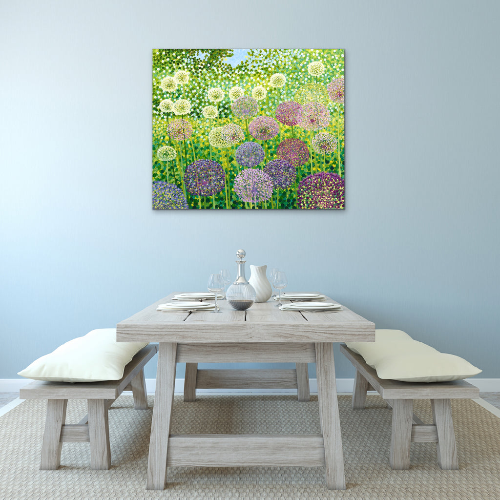 Globemaster Alliums Limited Edition Print-Susan Entwistle