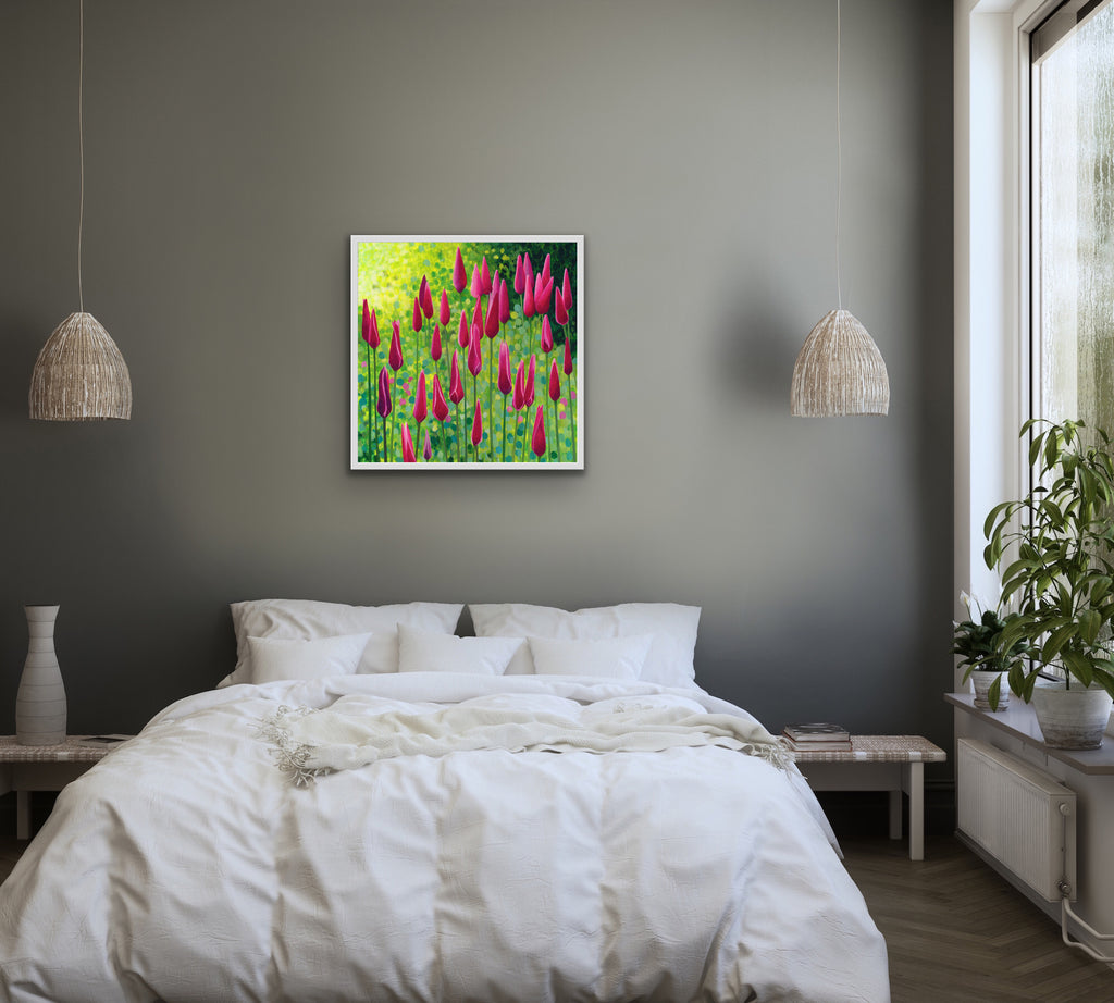 Peppermintstick Tulips Limited Edition Print-Susan Entwistle