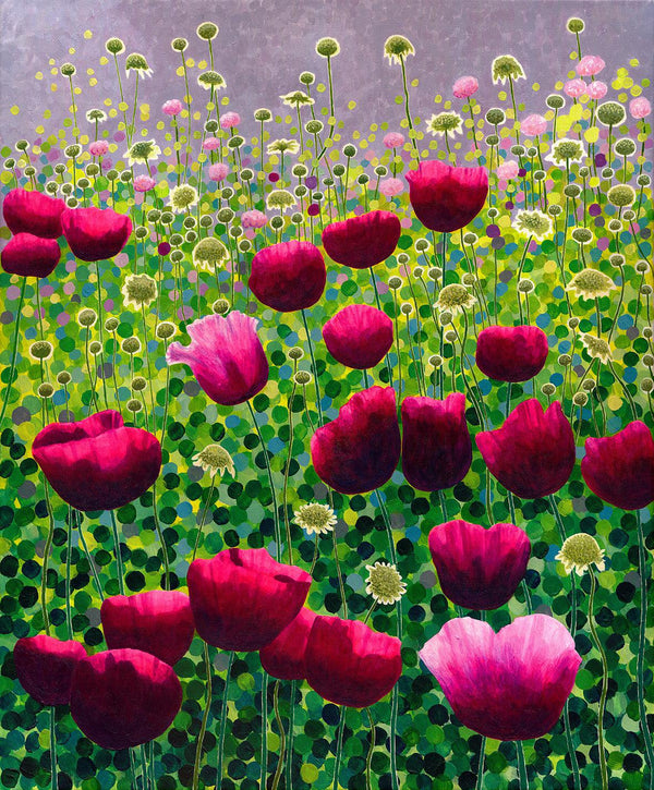 Pink Poppies Limited Edition Print-Susan Entwistle