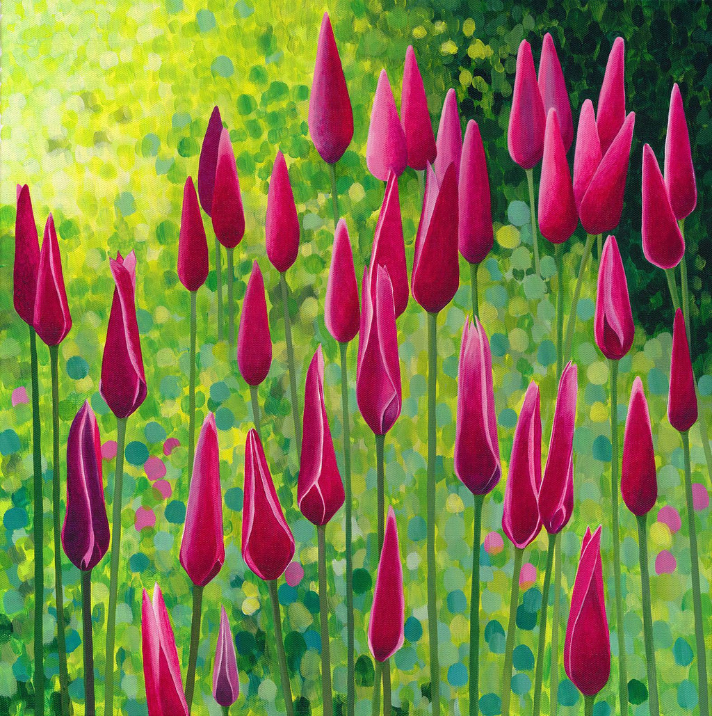 Peppermintstick Tulips Card-Susan Entwistle