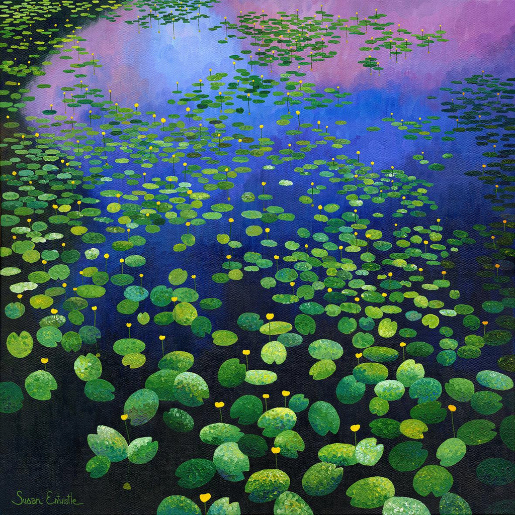 Water Lilies Limited Edition Print-Susan Entwistle