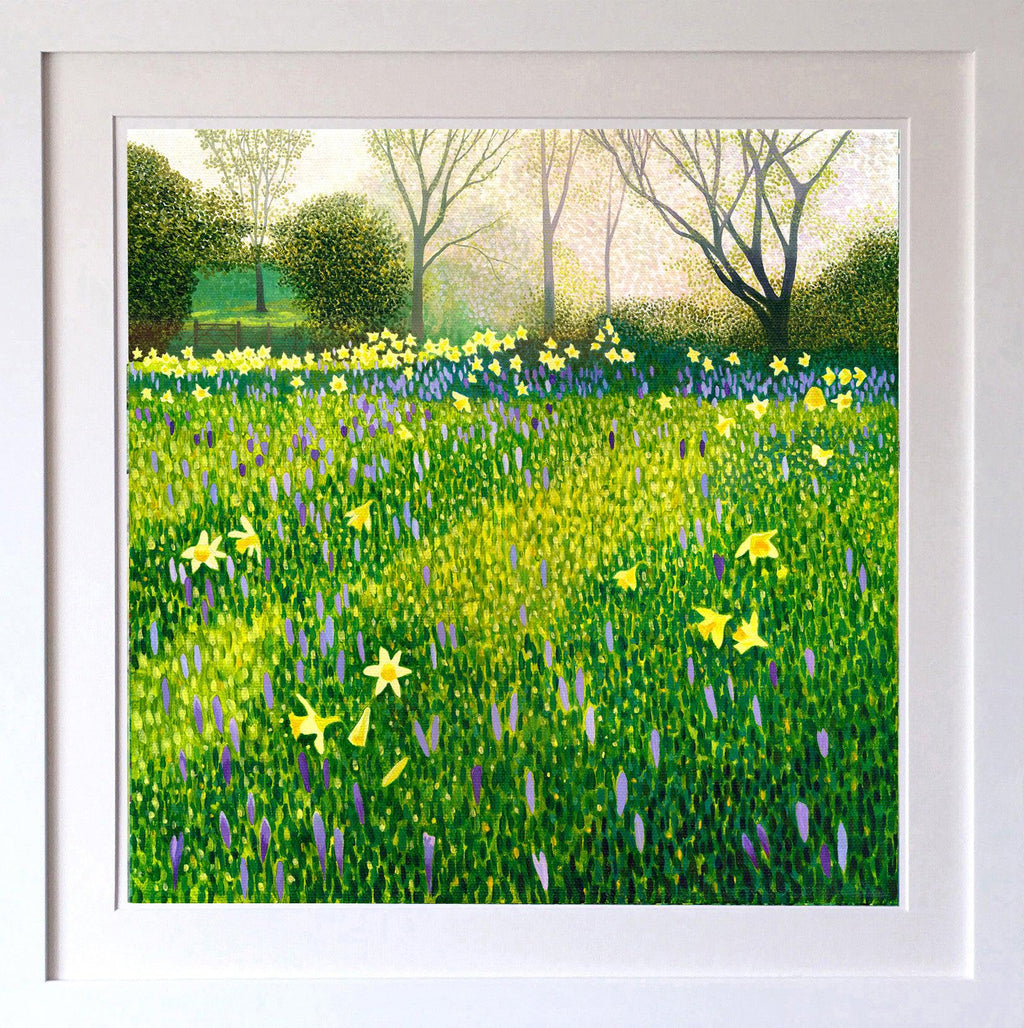 Crocus & Daffodils Signed Edition Print-Susan Entwistle