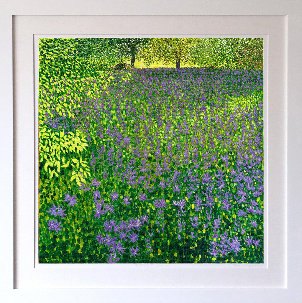 Camassia Meadow Signed Edition Print-Susan Entwistle