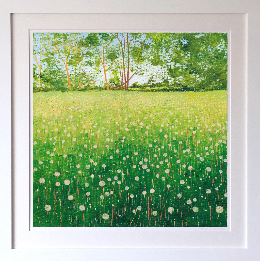 Dandelion Clocks Signed Edition Print-Susan Entwistle