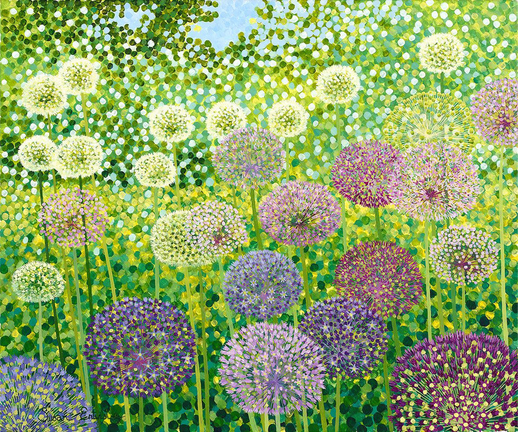 Globemaster Alliums Limited Edition Print-Susan Entwistle