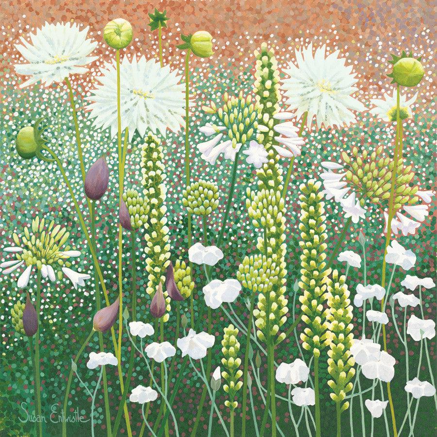 The White Garden Card -AC10079-Susan Entwistle